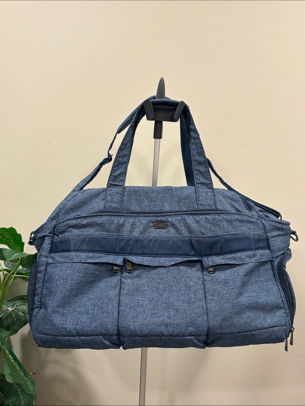 lug Airbus Travel Duffel Bag in Blue Denim Drift